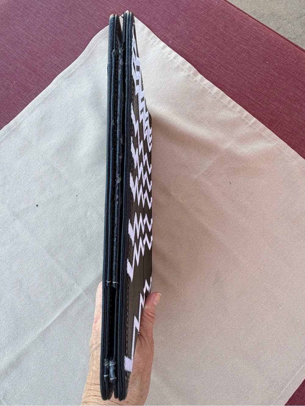 Missoni for Target Black and White Chevron Tablet Folio Case